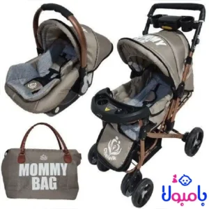 سرویس کالسکه 4 تیکه MOMMY BAG طرح اکو