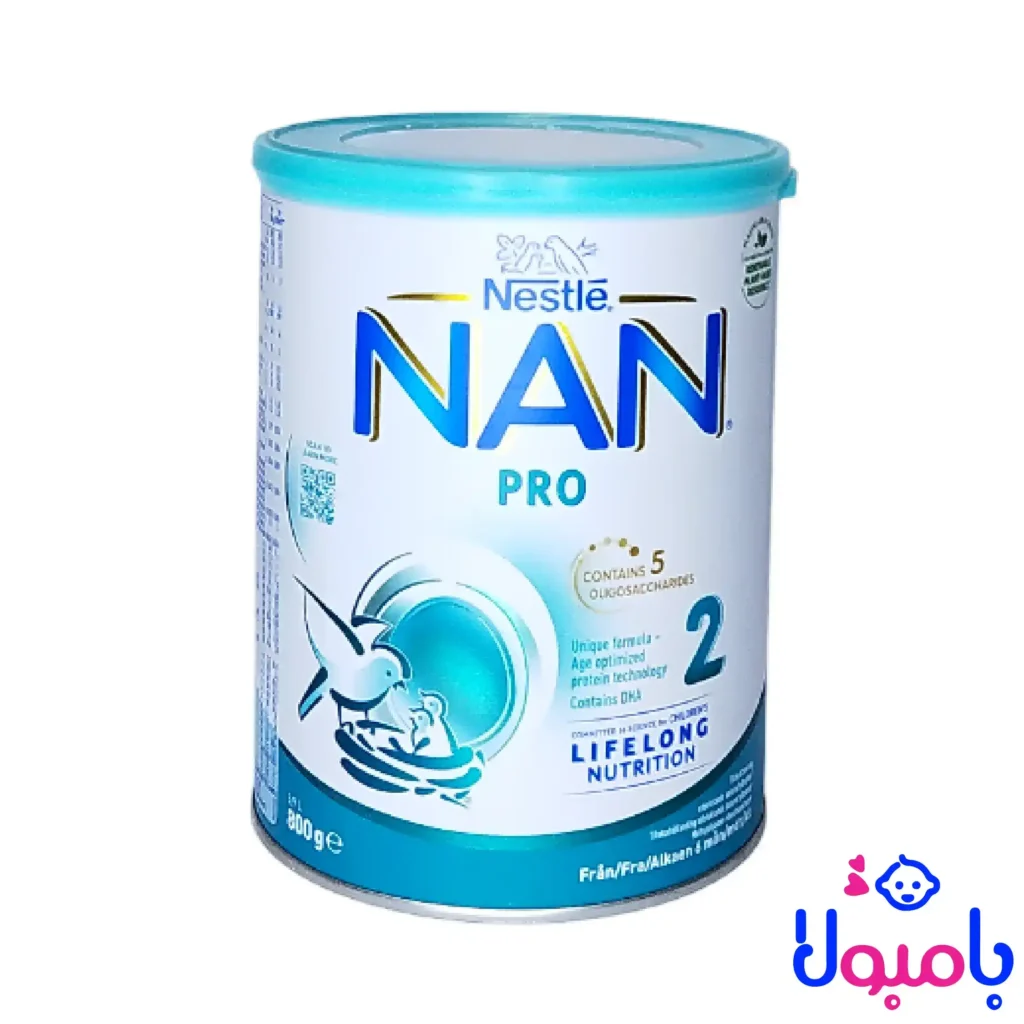 شیر خشک نان ۲ پرو نستله ۸۰۰ گرمی – نمای روبرو