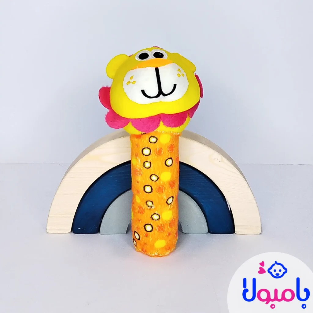جغجغه شیکری لپ دار برند جیو