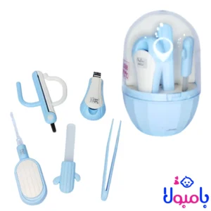 ست کامل ناخن‌گیر کودک در بسته‌بندی استوانه‌ای