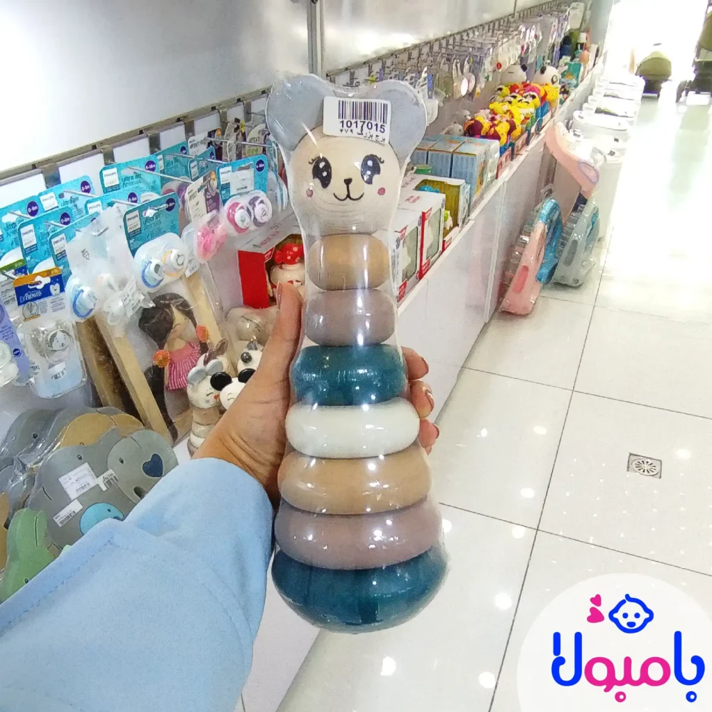 قطعات جداشدهی برج چوبی به همراه سر خرگوش