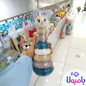 قطعات جداشدهی برج چوبی به همراه سر خرگوش