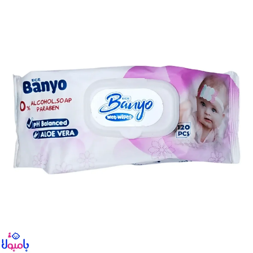 دستمال مرطوب بانیو 120 عددی
