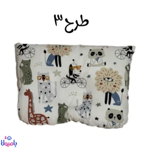 بالشت فرمدهی نوزاد با پارچه ضد حساسیت و طراحی عروسکی، گزینهای نرم و سبک برای شکلدهی طبیعی سر نوزاد است.