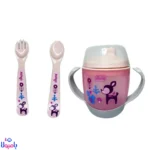قاشق و چنگال کودک چیکو با دسته ارگونومیک