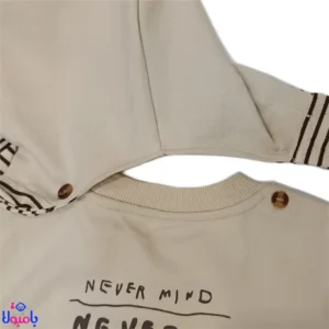 بلوز و شلوار پسرانه کرواتی برند WANDEHAWDH با کلاه متصل