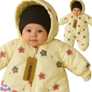 کاپشن سرهمی دخترانه گل گلی