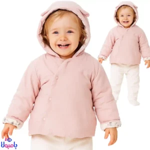 کاپشن بچه گانه دخترانه مخمل کبریتی
