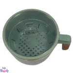 قابلمه نودل استیل دسته چوبی