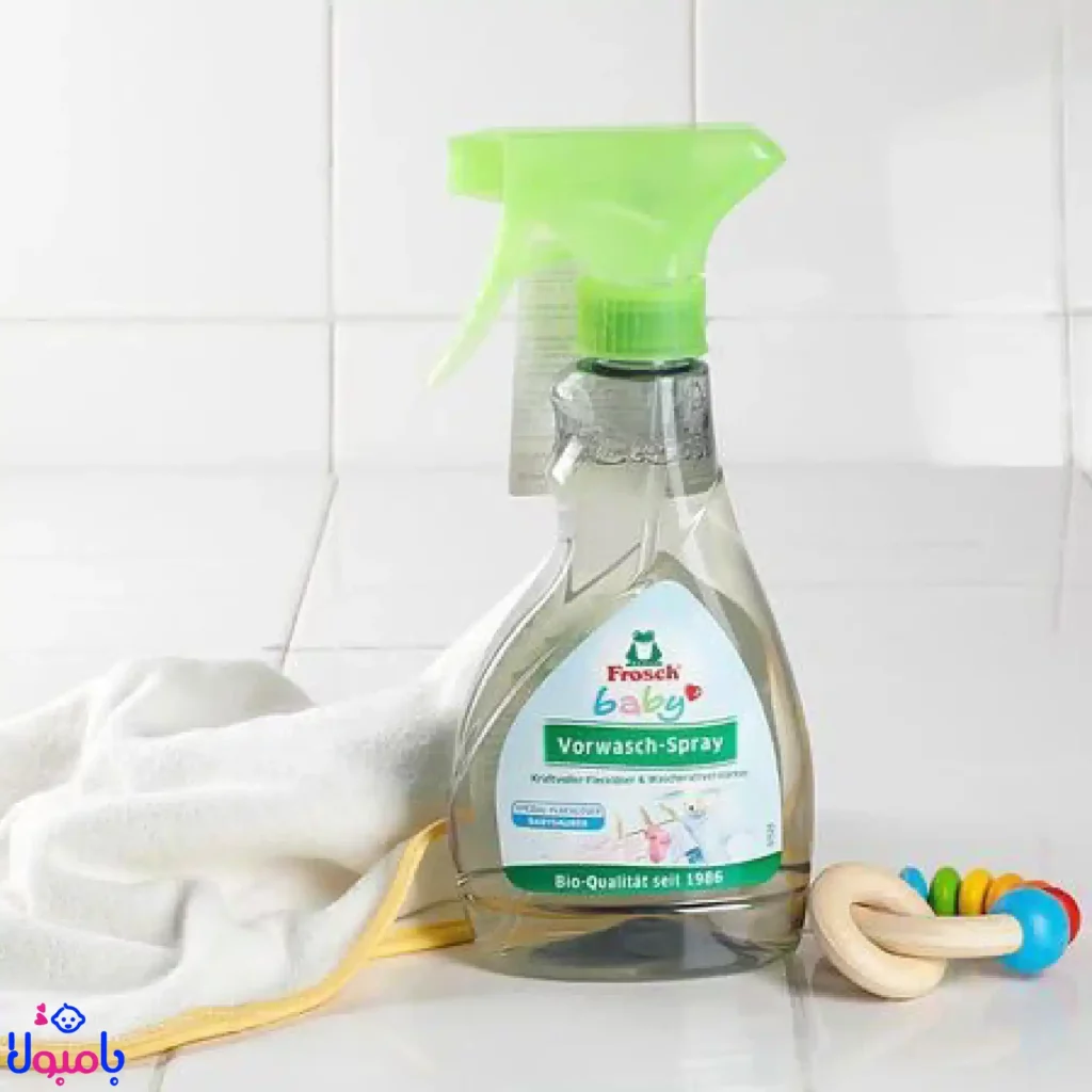 اسپری لکه بر لباس کودک Frosch حجم 300 میل