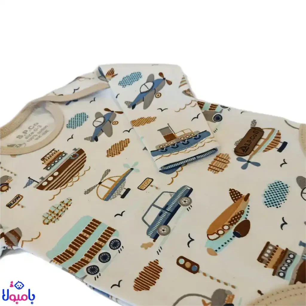 بادی آستین بلند بچه گانه اسپیکو طرح دنیز