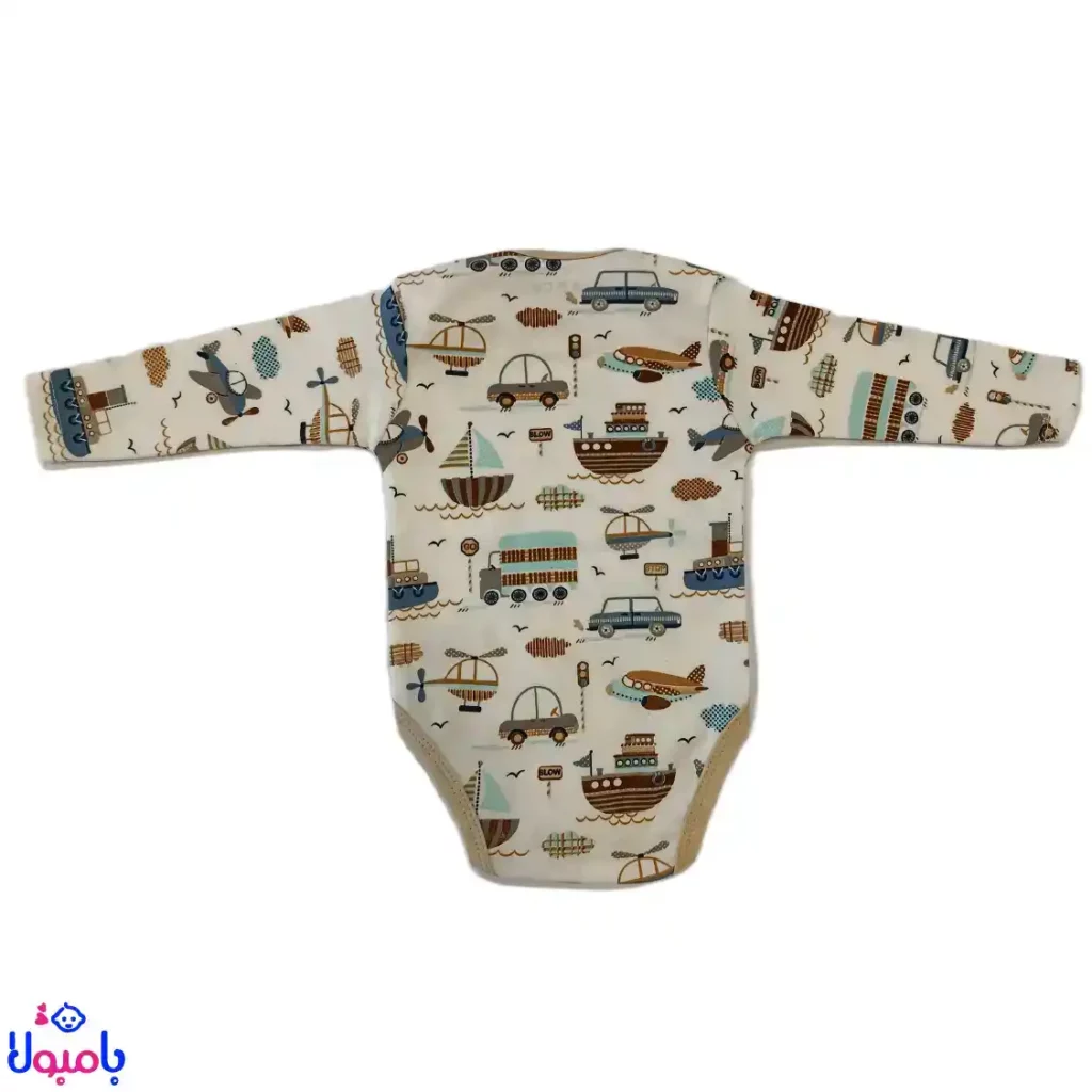 بادی آستین بلند بچه گانه اسپیکو طرح دنیز