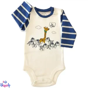 بادی آستین بلند پسرانه نیلی طرح فرندز