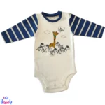 بادی آستین بلند پسرانه نیلی طرح فرندز