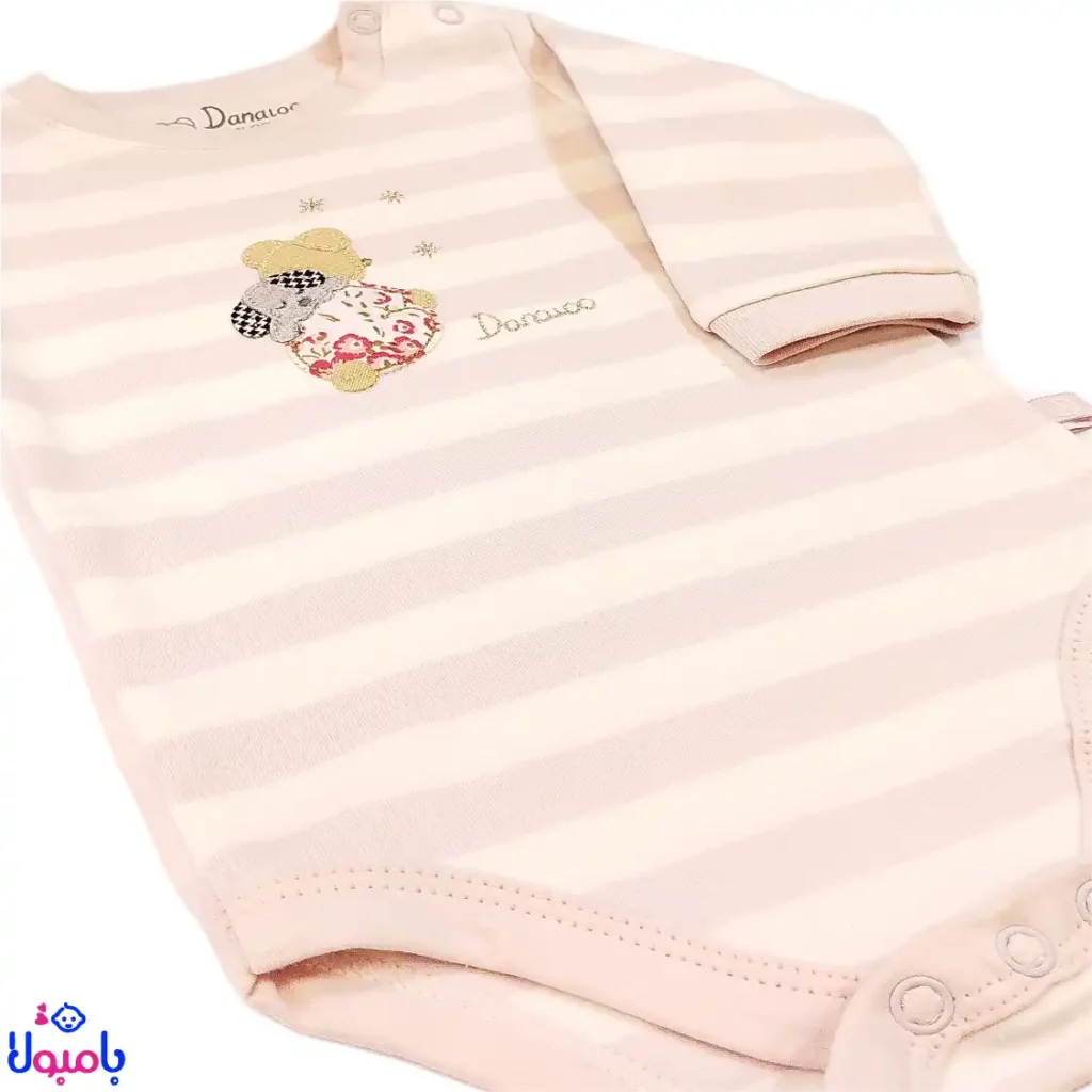 بادی آستین بلند دخترانه دانالو طرح ویولت