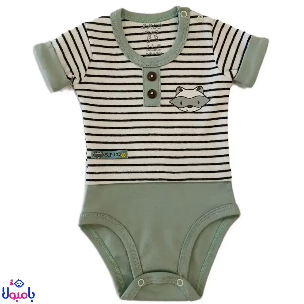 بادی آستین کوتاه بچه گانه اسپیکو طرح رافائل