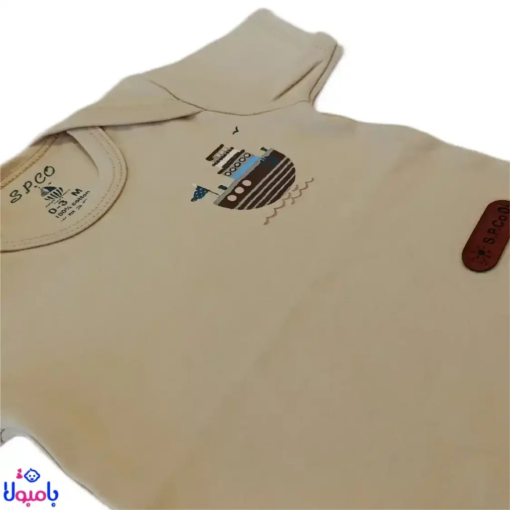 بادی آستین کوتاه بچه گانه اسپیکو طرح دنیز