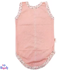 بادی رکابی دخترانه طرح خرس صورتی Hello Baby