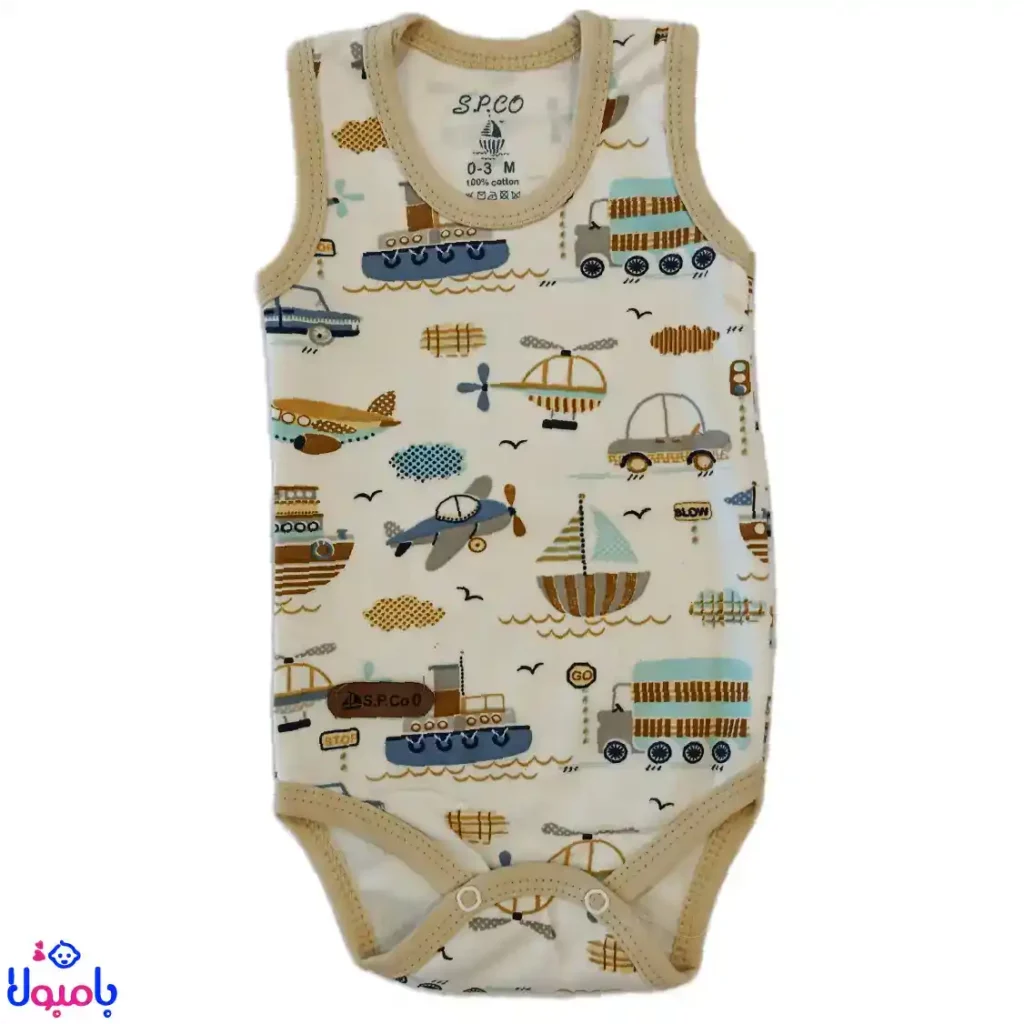 بادی رکابی بچه گانه اسپیکو طرح دنیز