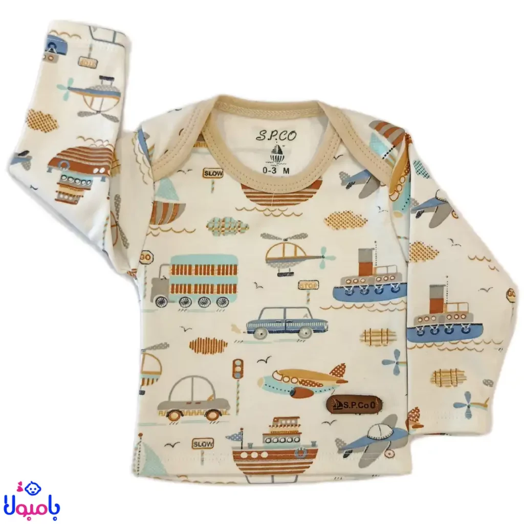 بلوز آستین بلند بچه گانه اسپیکو طرح دنیز