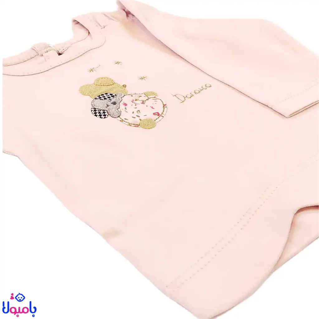 بلوز آستین بلند دخترانه دانالو طرح ویولت