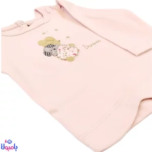 بلوز آستین بلند دخترانه دانالو طرح ویولت