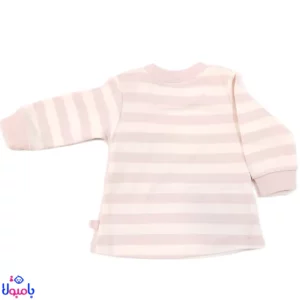 بلوز آستین بلند دخترانه دانالو طرح ویولت راه راه