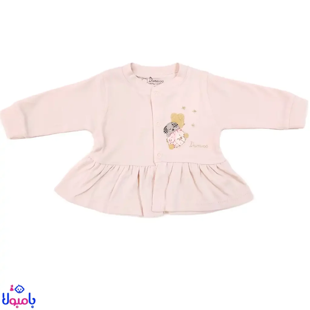 بلوز مانتویی دخترانه دانالو طرح ویولت