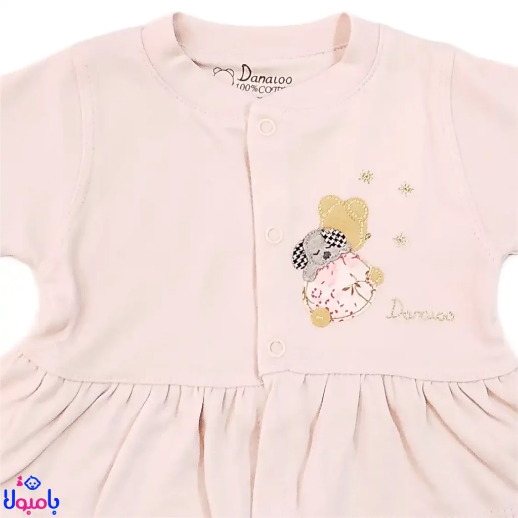 بلوز مانتویی دخترانه دانالو طرح ویولت