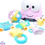 پک جغجغه صندوقی قورباغه Baby Rattle