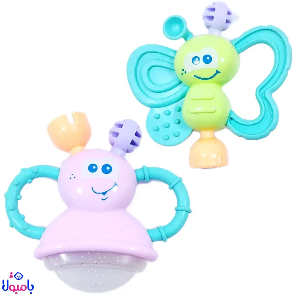 پک جغجغه صندوقی قورباغه Baby Rattle