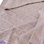 پتو دور پیچ نوزاد بافت طوسی