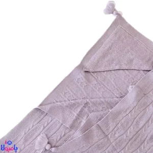 پتو دور پیچ نوزاد بافت طوسی