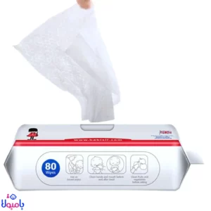 دستمال مرطوب کودک Babisil بسته ۸۰ عددی