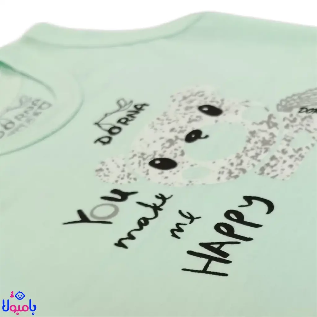رکابی بچه گانه درنا رنگ آدامسی