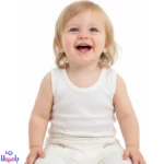 رکابی سفید ساده جونیورز