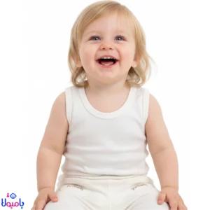 رکابی سفید ساده جونیورز