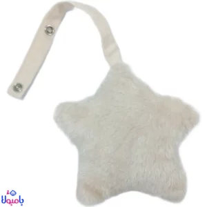 زنجیر پستانک پولیشی طرح ستاره و خرس