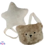 زنجیر پستانک پولیشی طرح ستاره و خرس