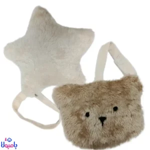 زنجیر پستانک پولیشی طرح ستاره و خرس