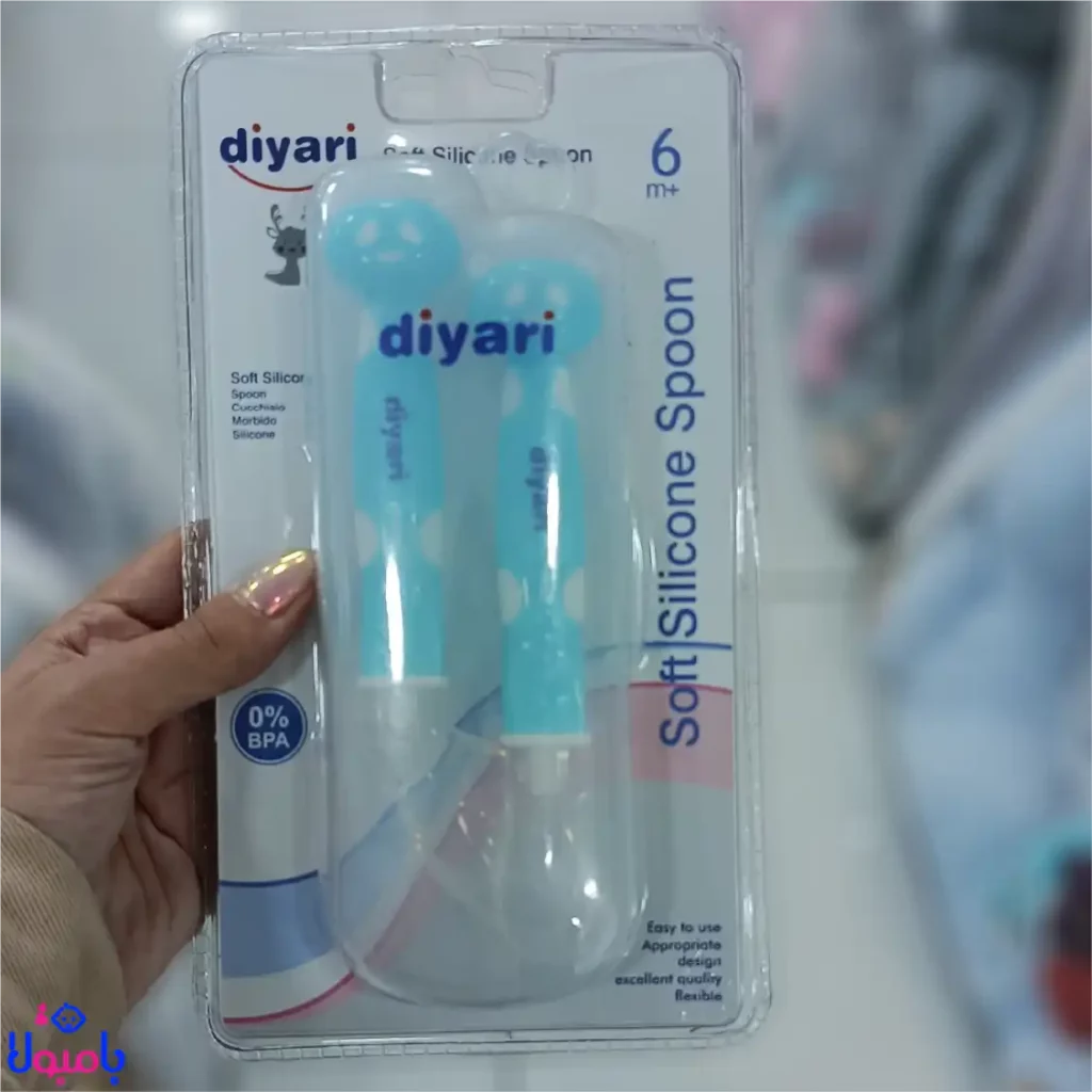 قاشق سرسیلیکونی قاب دار خرس دیاری Diyari
