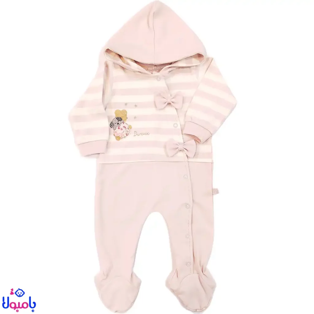 سرهمی جوراب دار دخترانه دانالو طرح ویولت