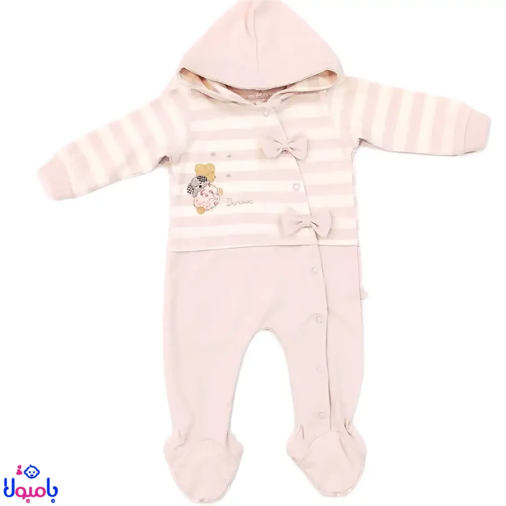 سرهمی جوراب دار دخترانه دانالو طرح ویولت