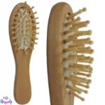شانه برس چوبی گرد کودک 3 تیکه