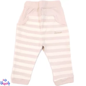 شلوار راه راه دخترانه دانالو طرح ویولت