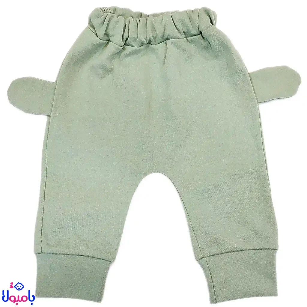 شلوار سبزآبی خرسی بچگانه Chicco