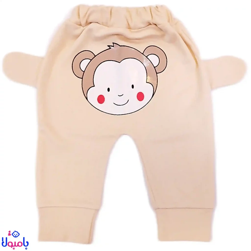 شلوار کرم میمون بچگانه Chicco