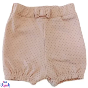شورت پادار صورتی دخترانه نیلی طرح بالرین