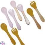 ست ظروف سلیکونی طرح رنگین کمان