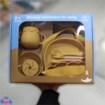 ست ظروف سلیکونی کودک طرح رنگین کمان